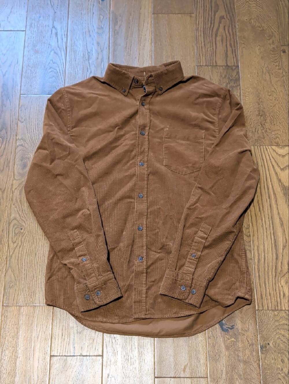 Banana Republic Men's Corduroy Button-Down Shirt in Brown